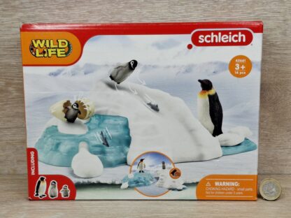 Schleich – 42661 Pinguin-Familienspaß [Königspinguin] (mit OVP)