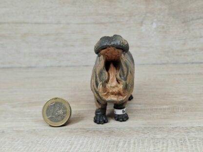 Schleich – 14132 Flusspferdbulle, Maul offen (kleines Fähnchen-Sammler) – Bild 2