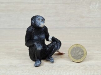 Schleich – 14943 bzw. [Treuefigur] Nr ? Bonobo Weibchen [möglicherweise circular Figur] (Fähnchen)