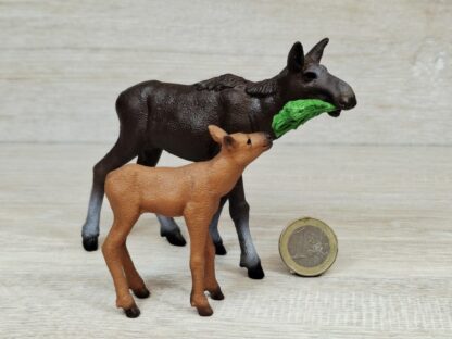 Schleich - 42629 Elchkuh mit Kalb [Familie] – Bild 2