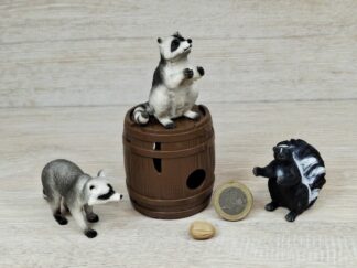 Schleich - 42596 Spielspaß um die Nuss [Waschbär + Stinktier]