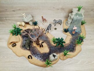 Schleich – 42321 Große Abenteuer-Wasserstelle (RAR) + extra Tiere