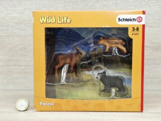 Schleich – 41457 Waldtierbabys [Elchkalb, Frischling, Schwarzbärbaby] (RAR) (mit OVP)
