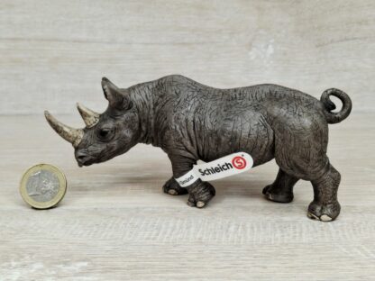Schleich - 18176 Nashorn [Bulle] [Treuefigur] (Fähnchen-Sammler)