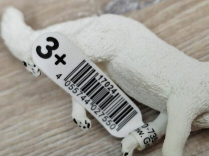 Schleich - 17024 Polarfuchs [Treuefigur] (Fähnchen-Sammler) – Bild 3