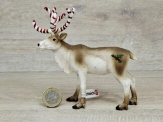 Schleich - 72168 Rentier [Weihnachtsrentier] (RAR) (Fähnchen-Sammler)