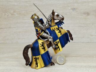 Schleich - 70009 Fürst auf steigendem Pferd [Löwenritter]