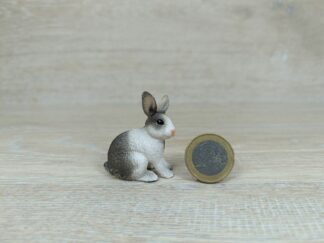 Schleich - 13673 Kaninchen, sitzend [grau]