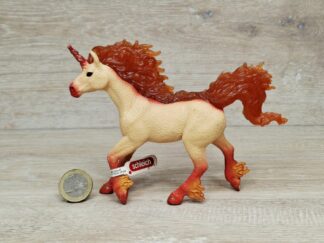 Schleich - 70756 Elementa Feuereinhorn Hengst (Fähnchen)