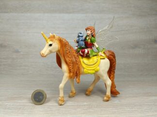 Schleich - 70567 Marween mit Glitzer-Einhorn [Waschbär Piuh]
