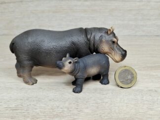 Schleich – Flusspferd Familie #2 [Treuefigur entahlten]