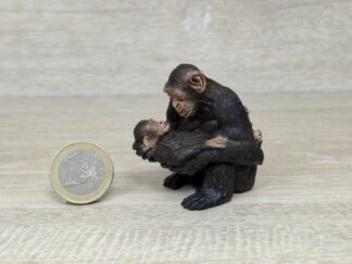 Schleich – 14679 Schimpansen Weibchen mit Baby (RAR)
