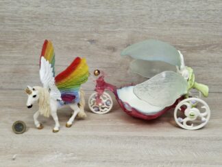Schleich - 42107 Regenbogenkutsche [Elfenkutsche] (mit Einhornpegasus) (exclusive Model) (RAR)