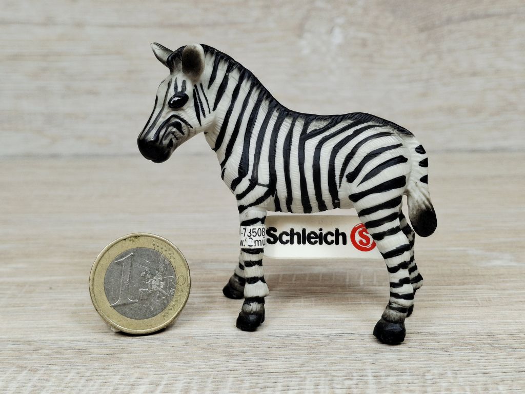 Schleich - 14146 Zebra Fohlen (Fähnchen - Sammler)´