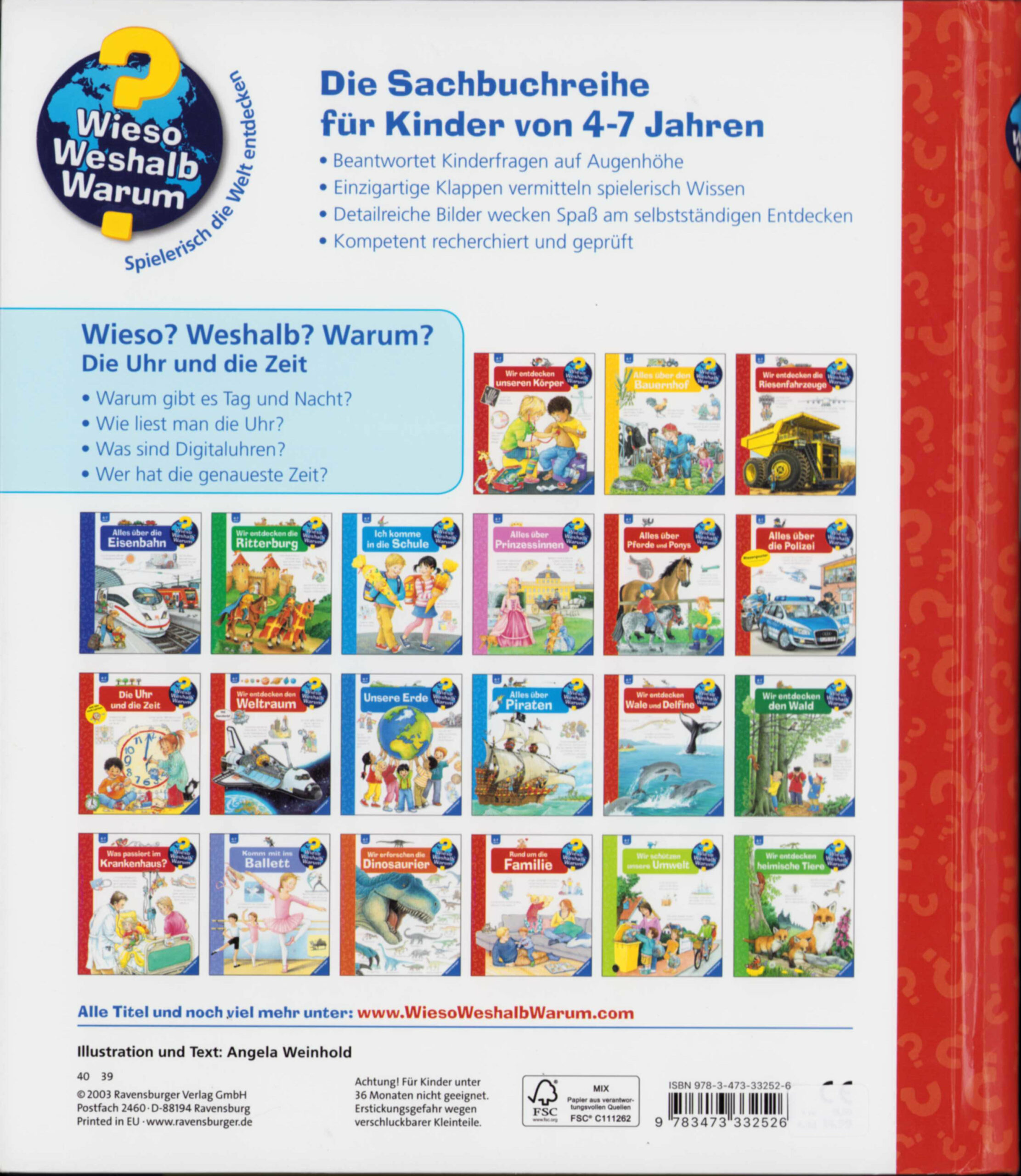 Ravensburger - Wieso? Weshalb? Warum? #25 – Die Uhr und die Zeit