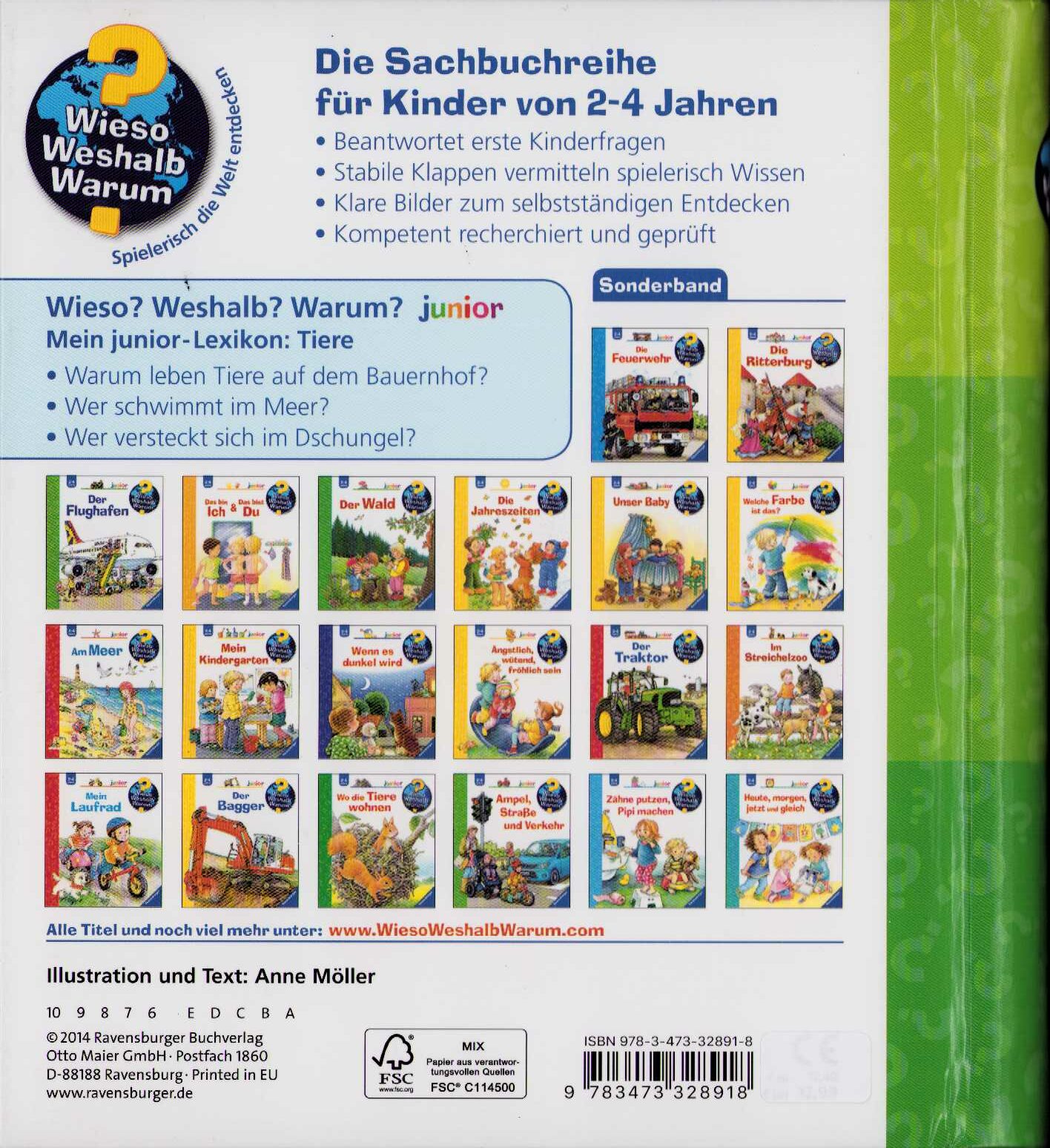 Wieso? Weshalb? Warum? - Mein junior-Lexikon - Tiere