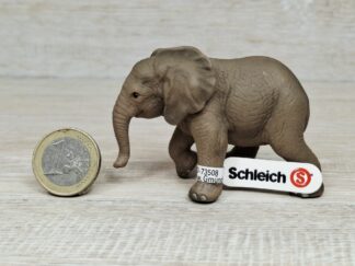 Schleich - 14322 Afrikanisches Elefantenbaby (Fähnchen-Sammler)`