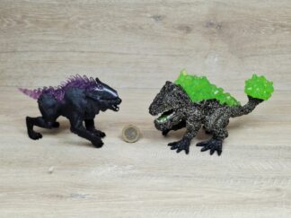 Schleich - 70827 Schattenluchs vs. Felsbrecher [Schatten-Welt / Stein-Welt +]