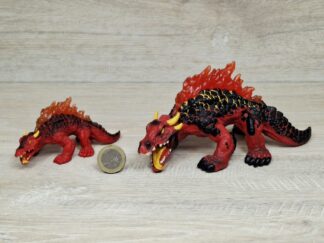 Schleich - SET: Magmawaran + Magmawaran, mini [Lava-Welt]
