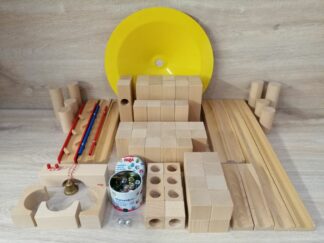 HABA - Kugelbahn - 3524 XXL Grundpackung Meisterbausatz [Kugelbahn-Bausatz]