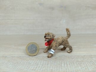Schleich - 16818 Mischlingshund, spielend (Fähnchen - Sammler)`