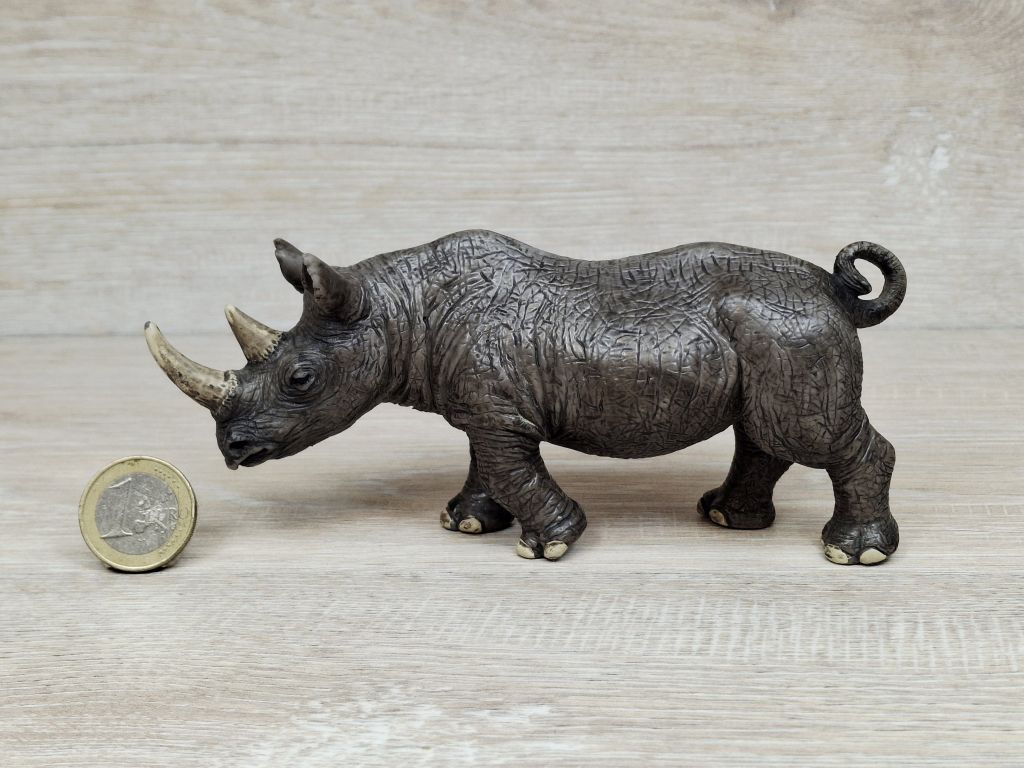 Schleich - 14743 bzw. [Treuefigur] 18176 Nashorn [Bulle]