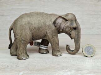Schleich - 14654 Asiatische Elefantenkuh (Fähnchen-Sammler)´