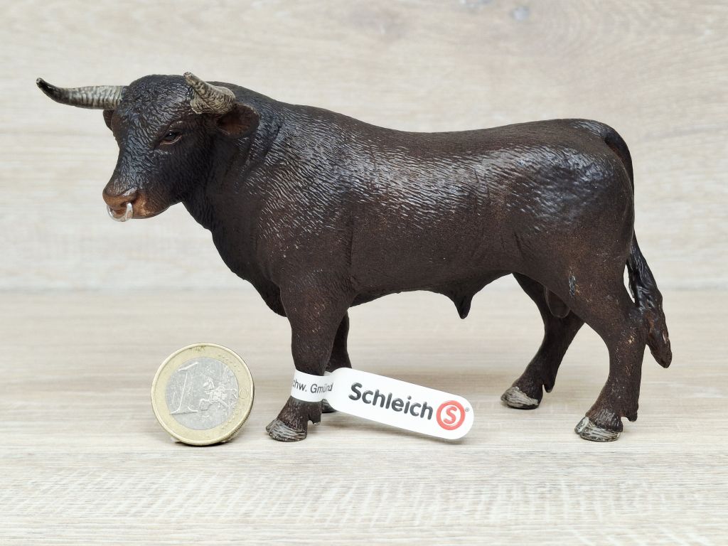 Schleich - 13722 Schwarzer Stier (Fähnchen-Sammler)´