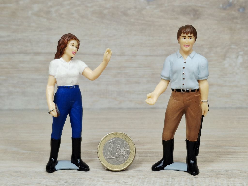 Schleich - Pferdehof Team [Pferdepflegerin + Reitlehrer]
