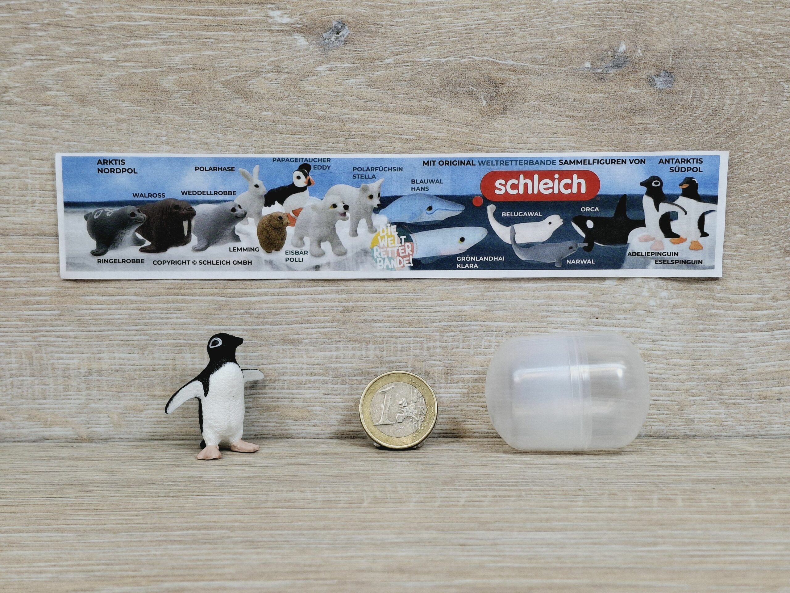 Schleich - Weltretterbande - Adeliepinguin [Sammelfigur Serie 1 - Nr 14/15]
