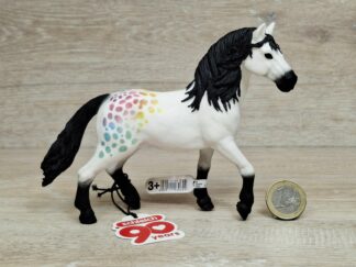 Schleich - 72269 Andalusier Hengst - 90 Jahre Schleich Jubiläum (exclusive Model) (RAR) (Sammler-Fähnchen)