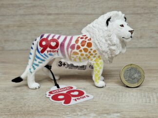 Schleich - 72264 Löwe - 90 Jahre Schleich Jubiläum (exclusive Model) (RAR) (Sammler-Fähnchen)